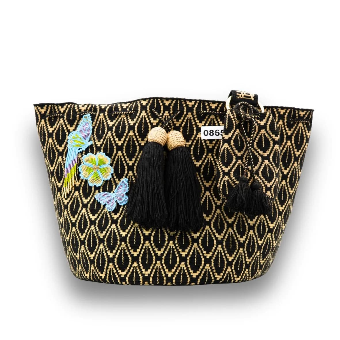Mini Bucket Correa Corta en Macramé — SUSU